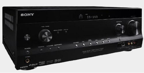 Sony HD Digital Cinematic Sound 735 Watts 7.1 Channel 3D A/V Receiver with iPhone & iPod Playback + Yamaha Natural Sound Custom Install In-Ceiling 2-Way 120 watts Speaker (Set of 6) with 1" Tweeters & 8" Woofer + 100ft 16 AWG Speaker Wire