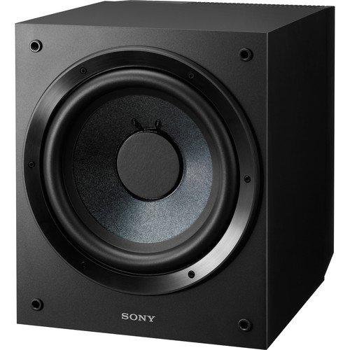 Sony SSCS8 2-Way 3-Driver Center Channel Speaker with Bookshelf Speaker System and Subwoofer Bundle (3 Items)