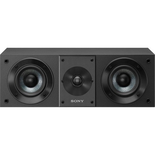 Sony SSCS8 2-Way 3-Driver Center Channel Speaker with Bookshelf Speaker System and Subwoofer Bundle (3 Items)