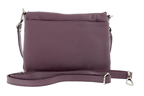 Pierre Cardin Lavender Leather Small Clutch Crossbody Bag for womens