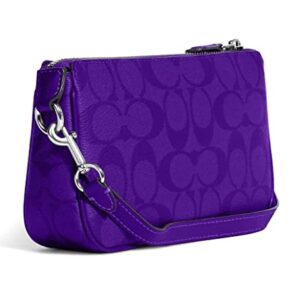 COACH Women's Nolita 19 Bag Purse (SV/Sport Purple)