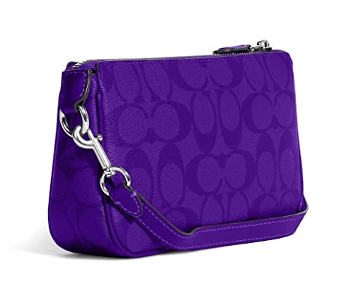 COACH Women's Nolita 19 Bag Purse (SV/Sport Purple)