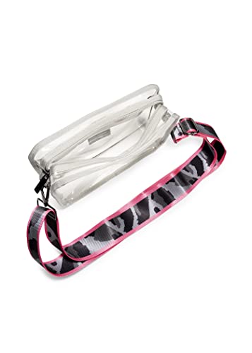 Haute Shore - Drew Clear Vinyl Crossbody w/Camo Strap