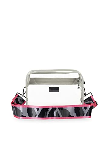 Haute Shore - Drew Clear Vinyl Crossbody w/Camo Strap