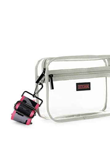 Haute Shore - Drew Clear Vinyl Crossbody w/Camo Strap