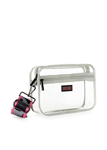 Haute Shore - Drew Clear Vinyl Crossbody w/Camo Strap