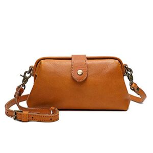 kemstone real leather small crossbody shoulder bag for women,cellphone bags card holder wallet purse and handbags