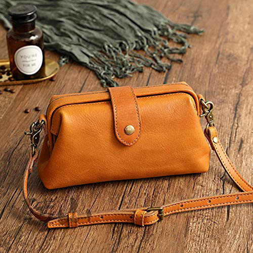 Kemstone Real Leather Small Crossbody Shoulder Bag for Women,Cellphone Bags Card Holder Wallet Purse and Handbags