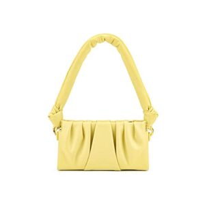 jw pei women’s mila shoulder handbag (yellow)