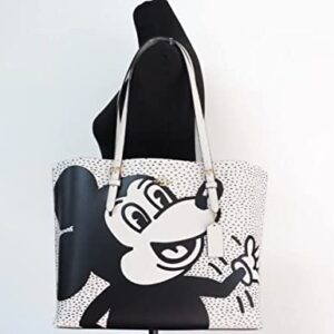 Coach Disney Mickey Mouse X Keith Haring Mollie Tote (Gold/Chalk Multi)