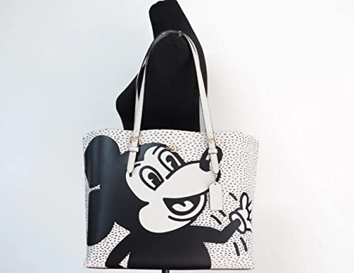 Coach Disney Mickey Mouse X Keith Haring Mollie Tote (Gold/Chalk Multi)