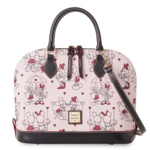 DisneyParks Exclusive - Dooney & Bourke - Satchel Handbag Purse - Minnie and Mickey Valentines Love