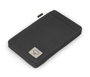 osprey arcane zip wallet, stonewash black