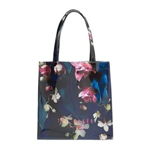 ted baker dowoon floral tote mid grey small