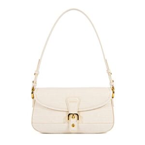 sinbono small purses for women, vegan leather shoulder bag designer clutch handbags with ajustable strap