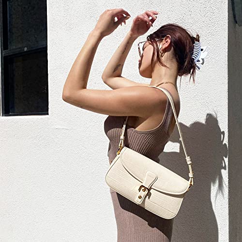 SINBONO Small Purses for Women, Vegan Leather Shoulder Bag Designer Clutch Handbags with Ajustable Strap