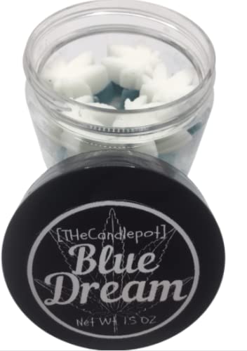 Blue Dream Blueberry & Cashmere Scented Potleaf Shaped Wax Melts 420 Stoner Gifts