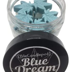 Blue Dream Blueberry & Cashmere Scented Potleaf Shaped Wax Melts 420 Stoner Gifts