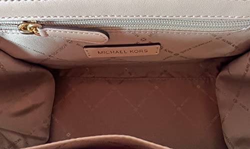 Michael Kors Carmen Colorblock Medium Flap Satchel -Buff Multi