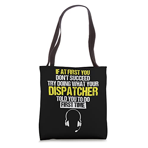 911 Dispatcher Operator American USA Flag First Responders Tote Bag