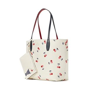 kate spade handbag for women reversible tote bag, cream multi