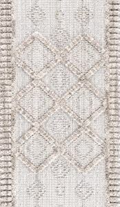 Amaga Moroccan Farmhouse Living Room Bedroom Area Rug - Soft Shaggy High Low Carpet - High Pile - Bohemian - Brown, Beige, Cream - 5'3" x 7'