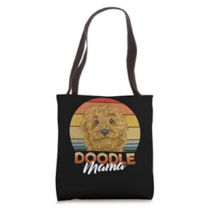 doodle mama pet golden doodle dog women’s goldendoodle tote bag