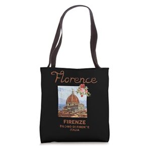 vintage florence cathedral italian souvenir | florence italy tote bag