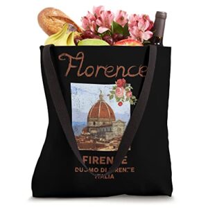 Vintage Florence Cathedral Italian Souvenir | Florence Italy Tote Bag