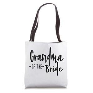 grandma of the bride – bachelorette proposal group cute tote bag