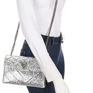 Kurt Geiger London Glitter Medium Kensington Crossbody Silver One Size