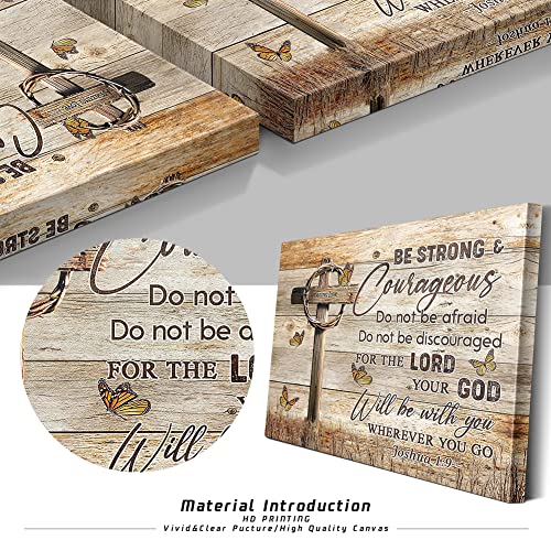 Jesus Wall Decor Christian Wall Art 20x24In Home Decor Bible Inspirational Living Room Decor Motivational Office Decor Farmhouse Picture Frame Christian Quotes Artwork Butterfly Rustic Kitchen Decor