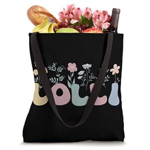 Groovy Lolli Grandmother Flowers Lolli Grandma Tote Bag