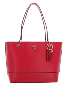 guess noelle elite tote, roman red