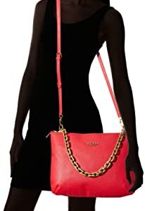 GUESS womens Turin Status Shoulder Bag, Lipstick, one size US