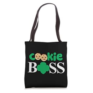 scout cookie boss girls troop leader family matching tote bag