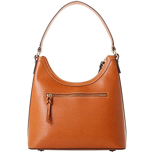 Dooney & Bourke Saffiano Hobo Shoulder Bag (Natural)