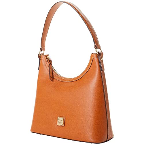 Dooney & Bourke Saffiano Hobo Shoulder Bag (Natural)