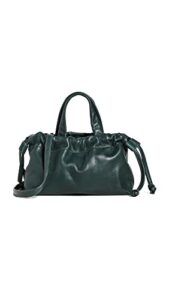 madewell women’s the piazza mini crossbody bag, dark palm, green, one size