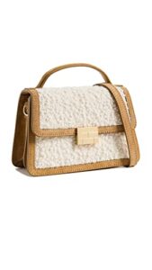 frame women’s le signature small top handle bag, off white multi, one size