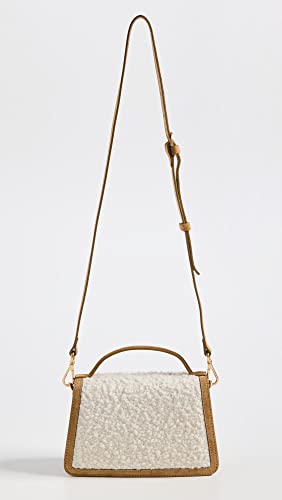 FRAME Women's Le Signature Small Top Handle Bag, Off White Multi, One Size