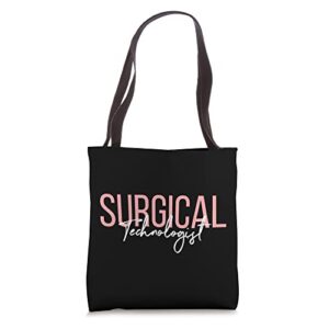 surgical technologist scrub tech tote bag