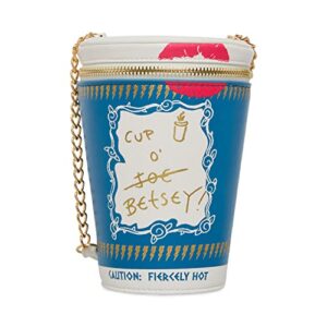 betsey johnson cup o’ betsey kitsch crossbody, multi