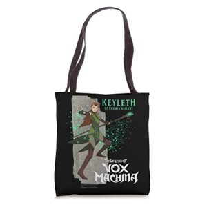 the legend of vox machina keyleth tote bag
