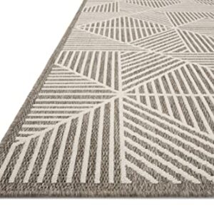 Loloi II Rainier Collection RAI-03 Natural/Ivory, Indoor/Outdoor 2'-2" x 3'-9" Accent Rug