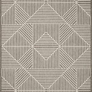 Loloi II Rainier Collection RAI-03 Natural/Ivory, Indoor/Outdoor 2'-2" x 3'-9" Accent Rug