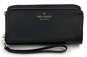 kate spade staci large carryall wristlet clutch wallet in black