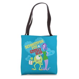 disney and pixar’s monster, inc. schmoopsie poo googly bear tote bag