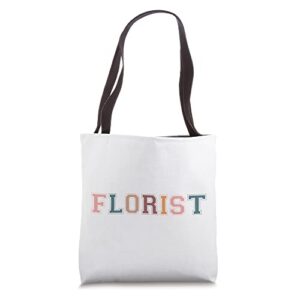 floral designer flower shop florist tote bag