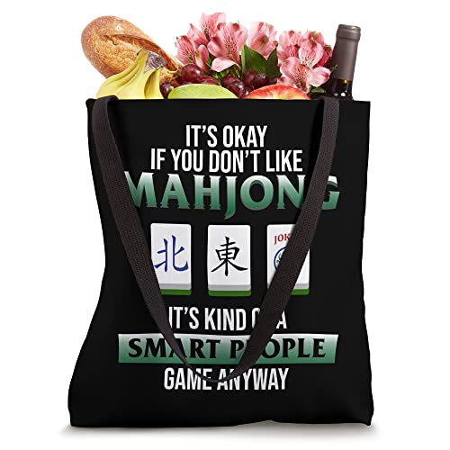 Mahjong Is A Smart People Game Mahjong Player Games Graphic Tote Bag